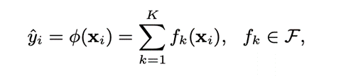 Gradient boosting formula