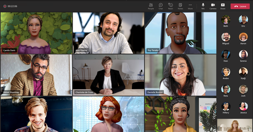 Going beyond avatars into virtual workspaces