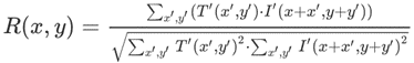 Formula for sliding window scanning